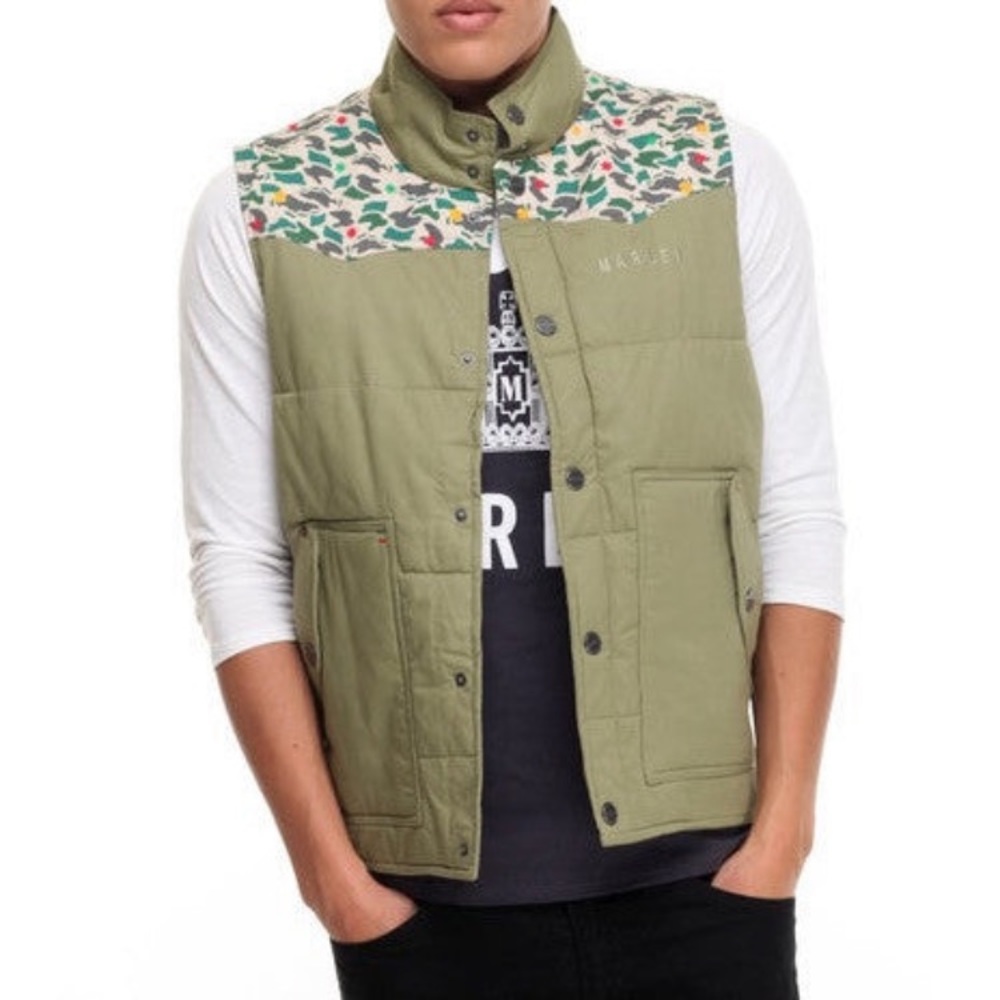 Men’s Olive Vest